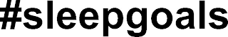 #SLEEPGOALS logo