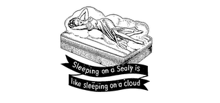SLEEPING ON A SEALY-IS LIKE SLEEPING ON A CLOUD logo