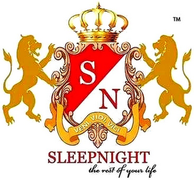 SLEEPNIGHT SN THE BEST OF YOUR LIFE VENI VIDI VICI logo