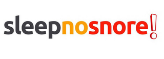 SLEEPNOSNORE! logo