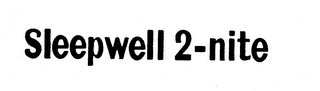 SLEEPWELL 2-NITE logo