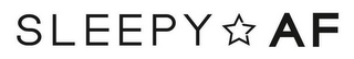 SLEEPY AF logo
