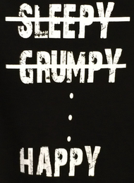 SLEEPY GRUMPY HAPPY logo