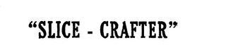 "SLICE-CRAFTER" logo