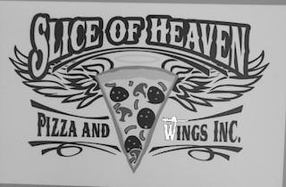SLICE OF HEAVEN PIZZA AND WINGS INC. logo