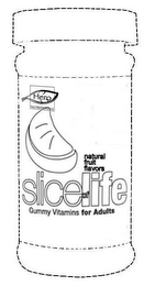 SLICE OF LIFE GUMMY VITAMINS FOR ADULTS NATURAL FRUIT FLAVORS logo