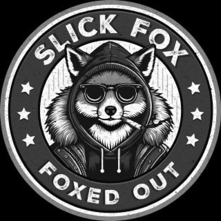 SLICK FOX FOXED OUT logo