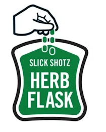 SLICK SHOTZ HERB FLASK logo