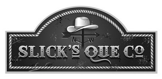 SLICK'S QUE CO logo