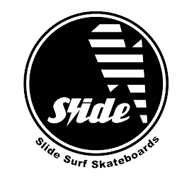 SLIDE SLIDE SURF SKATEBOARDS logo