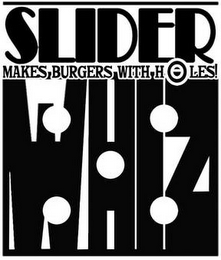 SLIDER WHIZ MAKES BURGERS WITH HOLES! logo