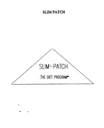 SLIM-PATCH. ".THE DIET PROGRAM" logo