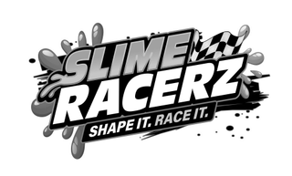 SLIME RACERZ SHAPE IT. RACE IT. logo