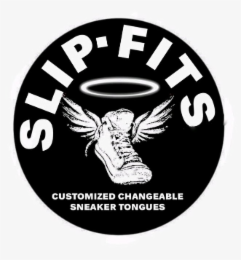 SLIP FITS CUSTOMIZED CHANGEABLE SNEAKER TONGUES logo