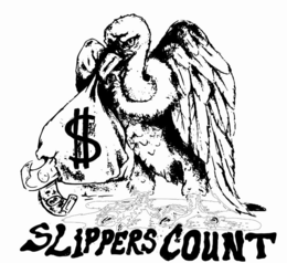 SLIPPERS COUNT logo