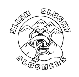 SLISH SLUSHY SLUSHERS logo