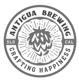 SLO CAL ANTIGUA BREWING CRAFTING HAPPINESS logo