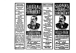 SLOAN'S FAMILY LINIMENT KILLS PAIN logo