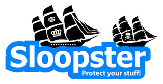 SLOOPSTER PROTECT YOUR STUFF! logo