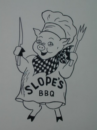 SLOPE'S BBQ logo