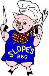 SLOPE'S BBQ logo