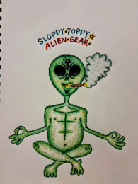 SLOPPY TOPPY  ALIEN  GEAR logo