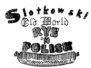 SLOTKOWSKI OLD WORLD RYE N POLISH logo