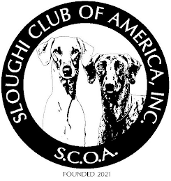SLOUGHI CLUB OF AMERICA, INC. S.C.O.A. FOUNDED 2021 logo