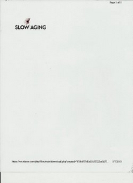 SLOW AGING logo