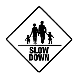 SLOW DOWN logo