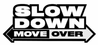 SLOW DOWN MOVE OVER logo