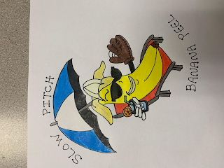 SLOW PITCH BANANA PEEL logo