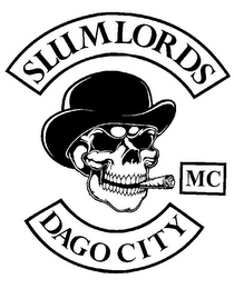 SLUMLORDS DAGO CITY MC logo