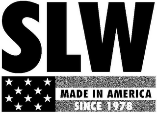 SLW MADE IN AMERICA SINCE 1978 logo