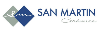 SM SAN MARTIN CERAMICA logo