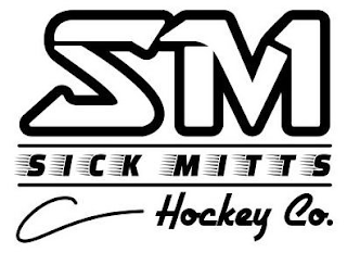 SM SICK MITTS HOCKEY CO. logo