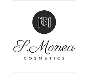 SM S.MONEA COSMETICS logo