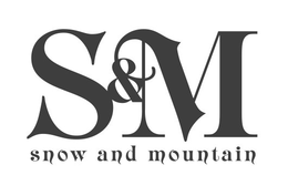 S&M SNOW AND MOUNTAIN logo