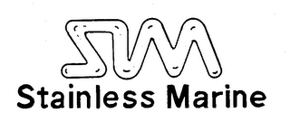 SM STAINLESS MARINE logo