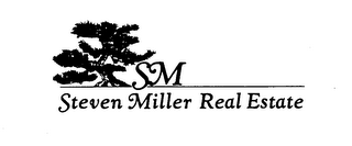 SM STEVEN MILLER REAL ESTATE logo