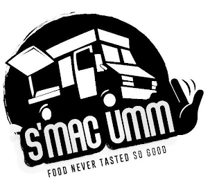 S'MAC UMM FOOD NEVER TASTED SO GOOD logo
