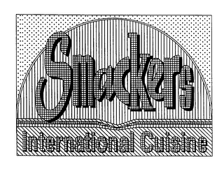 SMACKERS INTERNATIONAL CUISINE logo