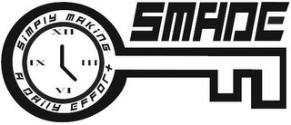 SMADE SIMPLY MAKING A DAILY EFFORT III VI IX XII logo
