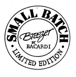 SMALL BATCH LIMITED EDITION BREEZER BY BACARDI logo
