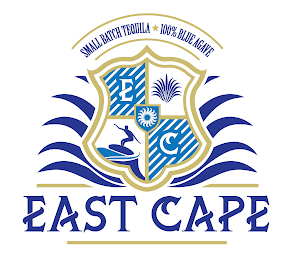 SMALL BATCH TEQUILA 100% BLUE AGAVE EC EAST CAPE logo