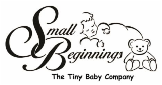 SMALL BEGINNINGS THE TINY BABY COMPANY logo