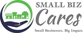 SMALL BIZ CARES SMALL BUSINESSES. BIG IMPACT. logo