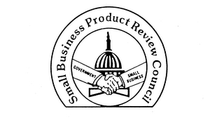 SMALL BUSINESS PRODUCT REVIEW COUNCIL GOVERNMENT SMALL BUSINESS logo