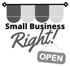SMALL BUSINESS RIGHT! OPEN logo