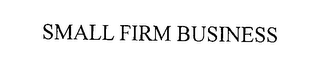 SMALL FIRM BUSINESS logo